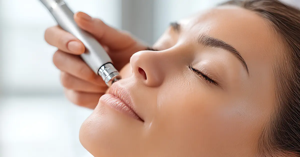 Microneedling treatment with SkinPen to improve skin texture and support collagen production at Onyx Medical Aesthetics.